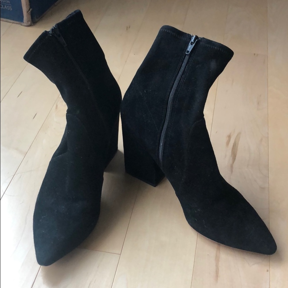 Loeffler Randall Black Ankle Boots Size 7